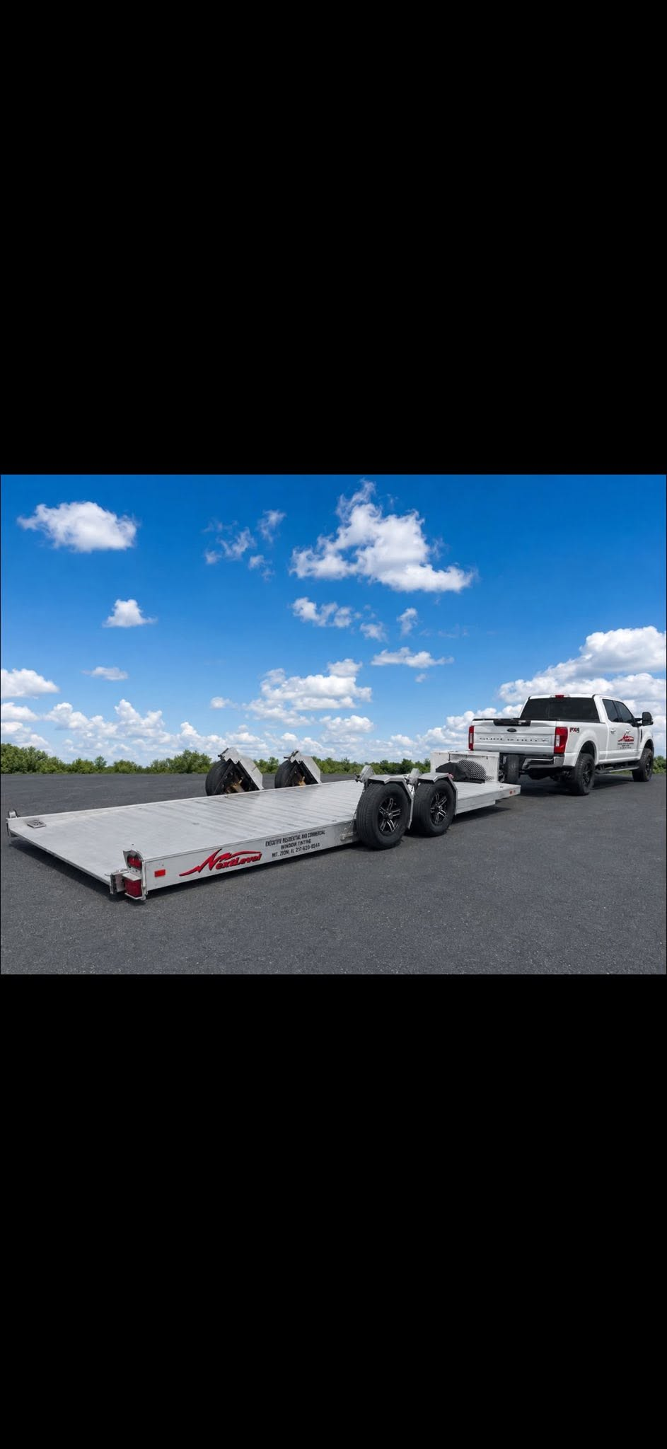 Aluminum Lay Flat Trailer — Lay Flat 20Ft available for rent at Next Level Trailer Rentals in Mt. Zion, IL