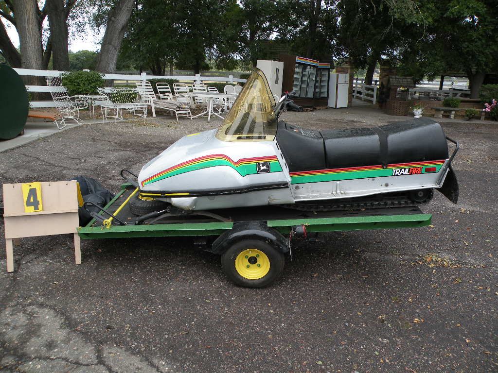 1974 John Deere JD74 — 6x8 Snowmobile Trailer available for rent at Next Level Trailer Rentals in Mt. Zion, IL